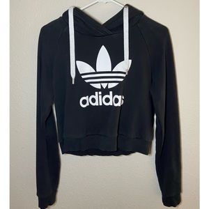 Women’s Adidas Trefoil Cropped Hoodie
